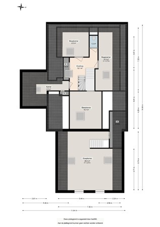 Floorplan - Dwarshaspel 5, 9354 VS Zevenhuizen